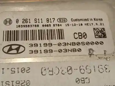 Автозапчасти б/у блок управления двигателем за hyundai i30 (gd) 1.4 ссылки oem iam 3919903nb0 0261s11817 3919903cb0