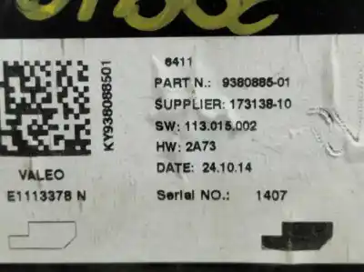 Second-hand car spare part electronic module for mini mini (f55) cooper oem iam references 9380885  