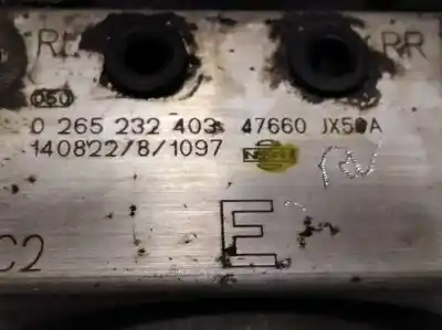 İkinci el araba yedek parçası abs için nissan nv 200 (m20) 1.5 dci cat oem iam referansları 47660jx50a 0265232403 0265800863