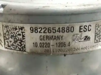 Peça sobressalente para automóvel em segunda mão abs por citroen c-elysée shine referências oem iam 9822654880 10022012064 10091639133