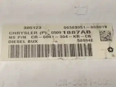 Second-hand car spare part dashboard for fiat freemont (345_) 2.0 jtd oem iam references 05091887ab 58994e 0041304krcb