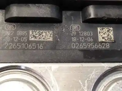 Pezzo di ricambio per auto di seconda mano abs per dacia duster ii prestige riferimenti oem iam 476602738r 269727 0265956628