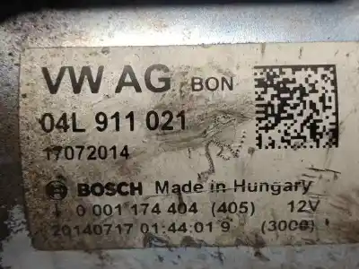 Second-hand car spare part starter motor for audi a5 sportback (8t) 2.0 tdi (140kw) oem iam references 04l911021 0001174404 