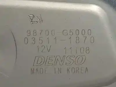 Recambio de automóvil de segunda mano de motor limpia trasero para kia niro i (de) 1.6 gdi hybrid referencias oem iam 98700g5000  