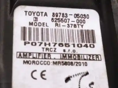 Second-hand car spare part ignition switch for toyota avensis cross sport (t27) 1.8 16v cat oem iam references 8978305030 4502002231 