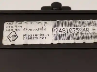 Pezzo di ricambio per auto di seconda mano pannello degli strumenti per renault master kasten 2.3 dci diesel cat riferimenti oem iam 248107584r p248107584r 218625801