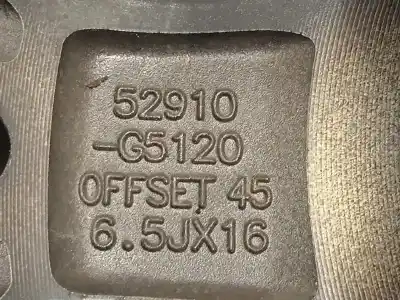 Recambio de automóvil de segunda mano de llanta para kia niro i (de) 1.6 gdi hybrid referencias oem iam 52910g5120  