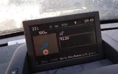 Pièce détachée automobile d'occasion écran multifonctions pour peugeot 5008 1.6 hdi fap références oem iam 98043349zd  
