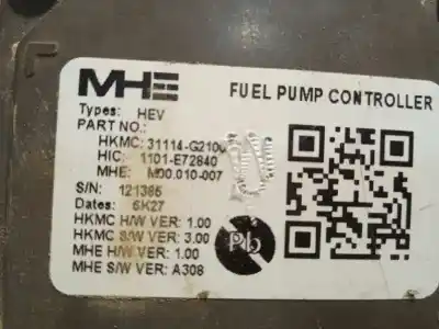 Recambio de automóvil de segunda mano de bomba combustible para kia niro i (de) 1.6 gdi hybrid referencias oem iam 31114g2100 g31110g2100 31110g2100