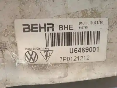 Автозапчастина б/у водяний радіатор для porsche cayenne (typ 92aa) * посилання на oem iam 7p0121212  95810621200