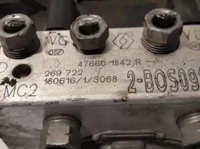 Peça sobressalente para automóvel em segunda mão abs por renault clio iv limited referências oem iam 476601842r 269722 2265105455