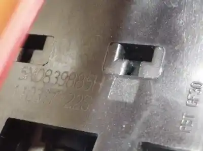 Tweedehands auto-onderdeel rechts achter buiten handgreep voor volkswagen polo (6c1) 1.4 tdi oem iam-referenties 5n0837017e 5n0839885h 