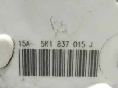 Peça sobressalente para automóvel em segunda mão fechadura da porta dianteira esquerda por volkswagen polo (6c1) 1.4 tdi referências oem iam 5k1837015j  