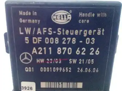 Автозапчастина б/у електронний модуль для mercedes-benz clase m (w164) ml 300 cdi be (164.120) посилання на oem iam a2118706226 2118706226 