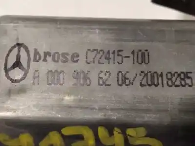 Автозапчасти б/у регулятор стекла переднего правого за mercedes-benz clase c coupe (w205) c 300 (205.348) ссылки oem iam a2057206620 a0009066206 a2057200446