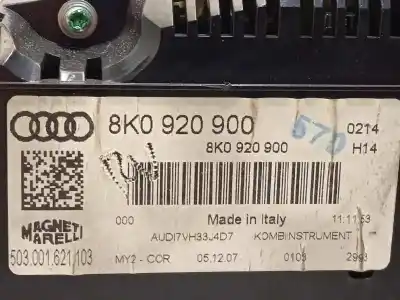 Peça sobressalente para automóvel em segunda mão quadrante por audi a4 berlina (b8) básico referências oem iam 8k0920900 8k0920900a 