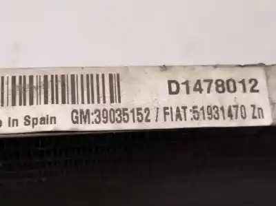 İkinci el araba yedek parçası klima kondenser / radyatör için opel corsa e selective oem iam referansları 39035152 51931470 d1478012