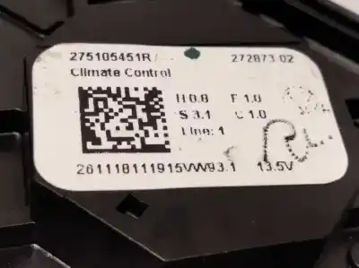 Автозапчастина б/у клімат-контроль для dacia duster * посилання на oem iam 275105451r  