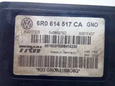 Peça sobressalente para automóvel em segunda mão abs por skoda rapid active referências oem iam 6r0614517ca 54086975d a001f306