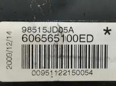 Автозапчастина б/у передня права подушка безопасности для nissan qashqai+2 (jj10) acenta посилання на oem iam 98515jd05a 606565100ed 