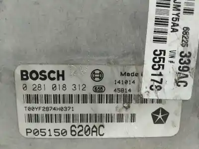 Second-hand car spare part ecu engine control for fiat freemont (345_) 2.0 jtd oem iam references p05150620ac 0281018312 68225339ac