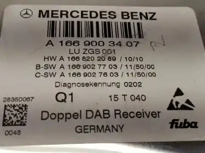 Peça sobressalente para automóvel em segunda mão módulo eletrônico por mercedes-benz clase e (w212) lim. 2.1 cdi cat referências oem iam a1669003407 1669003407 