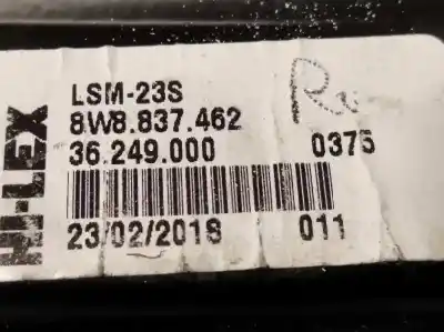 İkinci el araba yedek parçası ön sag pencere regülatörü için audi a5 sportback (f5a) sport oem iam referansları 8w8837462 8w0959801 0130822705