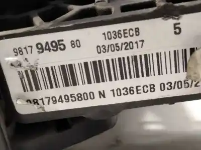 Pezzo di ricambio per auto di seconda mano pedale della frizione per peugeot expert furgón pro standard riferimenti oem iam 9817949580  