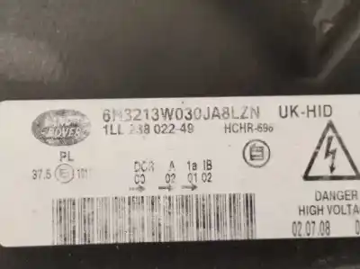 Second-hand car spare part left headlight for land rover range rover sport 2.7 td v6 cat oem iam references 6h3213w030ja8lzn 1ll23802249 xbc502270lzn