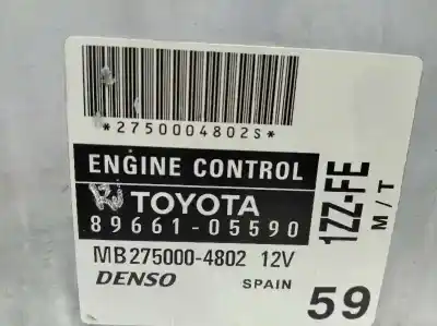 Piesă de schimb auto la mâna a doua unitate de control motor ecu pentru toyota avensis berlina (t25) 1.8 sol sedán referințe oem iam 8966105590 mb2750004802 