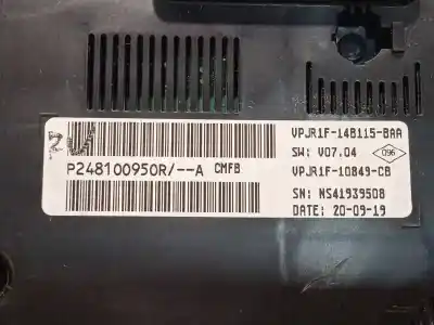Second-hand car spare part dashboard for renault clio v zen oem iam references 248100950r p248100950r 