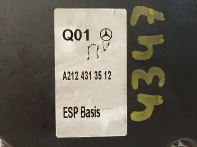 Recambio de automóvil de segunda mano de abs para mercedes clase e (w212) lim. 250 cdi blueefficiency (212.003) referencias oem iam a2124313512 0265236369 0265951614