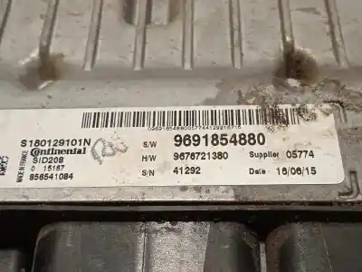 Second-hand car spare part ecu engine control for peugeot boxer autobús 2.2 bluehdi 140 oem iam references 9691854880 s180129101n 