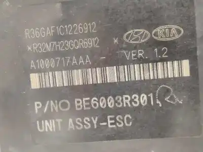 Pezzo di ricambio per auto di seconda mano abs per kia sportage basic 2wd riferimenti oem iam 58920f1110 bh6013r301 be6003r301