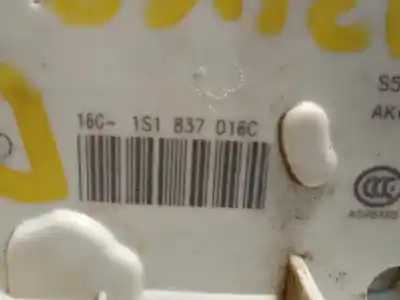 Recambio de automóvil de segunda mano de cerradura puerta delantera derecha para skoda fabia (5j2 ) ambition referencias oem iam 1s1837016c  