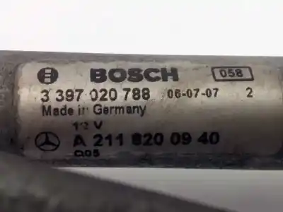 Pezzo di ricambio per auto di seconda mano tiranti e motorino del tergicristallo anteriore per mercedes-benz clase e (w211) berlina e 280 cdi (211.020) riferimenti oem iam a2118200940 0390241864 