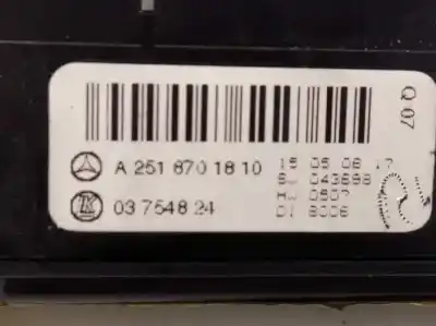 Peça sobressalente para automóvel em segunda mão comandos de alavanca por mercedes-benz clase r (w251) 3.0 cdi cat referências oem iam a2518701810 03754824 