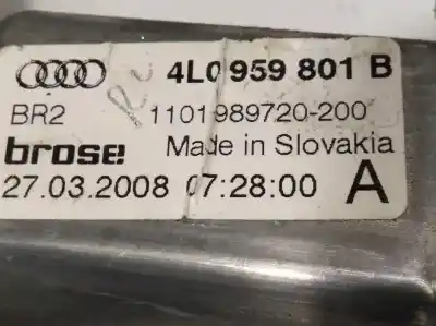 Автозапчасти б/у регулятор стекла переднего левого за audi q7 (4l) v6 3.0 tdi (176kw) clean diesel ambiente ссылки oem iam 4l0837461a 4l0959801b 