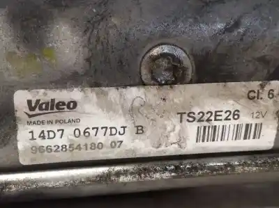 Piesă de schimb auto la mâna a doua electromotor pentru peugeot expert furgón pro standard referințe oem iam 9662854180 ts22e26 