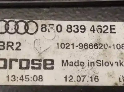 Автозапчастина б/у регулятор скла заднього правого для audi q5 (8r) 2.0 tdi quattro (140kw) посилання на oem iam 8r0839462e 8k0959812a 