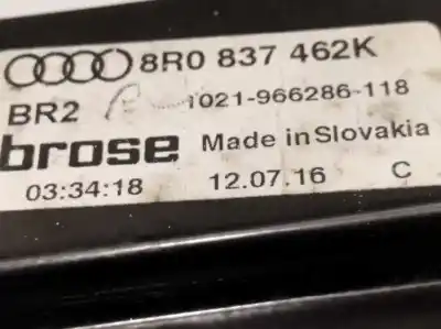 Автозапчастина б/у регулятор переднього правого скла для audi q5 (8r) 2.0 tdi quattro (140kw) посилання на oem iam 8r0837462k 8k0959802b 