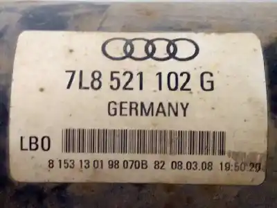 Pezzo di ricambio per auto di seconda mano trasmissione centrale per audi q7 (4l) v6 3.0 tdi (176kw) clean diesel ambiente riferimenti oem iam 7l8521102g  