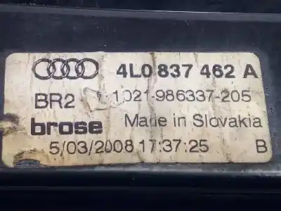 Автозапчасти б/у регулятор стекла переднего правого за audi q7 (4l) v6 3.0 tdi (176kw) clean diesel ambiente ссылки oem iam 4l0837462a 4l0959802b 