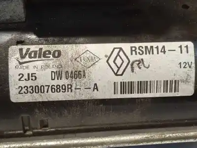 Автозапчасти б/у двигатель запускается за renault captur i (j5_, h5_) 1.5 dci 90 ссылки oem iam 233007689r rsm1411 