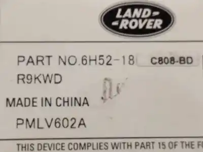 İkinci el araba yedek parçası elektronik modül için land rover freelander (lr2) 2.2 td4 cat 150 cv / 110 kw oem iam referansları 6h5218c808bd  