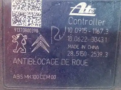 Pièce détachée automobile d'occasion abs (système anti-blocage des roues) pour citroen c3 collection références oem iam 9802460680 10022001214 10091511673