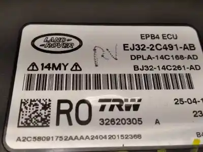 İkinci el araba yedek parçası elektronik modül için land rover range rover evoque (l538) 2.2 d 4x4 oem iam referansları ej322c491ab a2c58091752 32620305