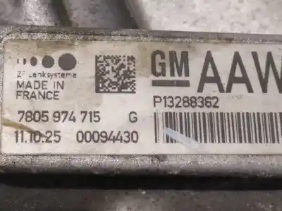 Автозапчастина б/у рульмова рейка для opel astra j gtc enjoy посилання на oem iam 13288362 0273010163 p13288362