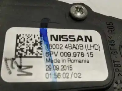 Автозапчасти б/у педальный потенциометр за nissan qashqai (j11) 1.5 turbodiesel cat ссылки oem iam 180024ba0b 6pv00997815 