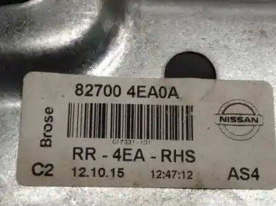 İkinci el araba yedek parçası arka sag cam regülatörü için nissan qashqai (j11) 1.5 turbodiesel cat oem iam referansları 827004ea0a  